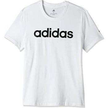 Adidas Linear Camiseta de Manga Corta para Mujer en Blanco Talla L