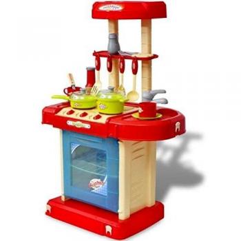 vidaXL Cocina de Juguete de Niños Luz y Sonido de Colores Plástico Cocinita