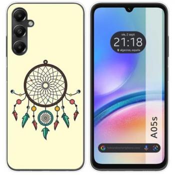 Funda de Silicona para Samsung Galaxy A05s con Diseño de Atrapasueños y Dibujos