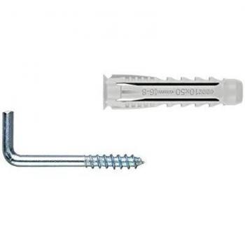 Index Fixing Systems BZALROTS05 Taco de Cuatro Segmentos con Hembrilla Roscada, 5 x 25 mm, 18 x 50 mm