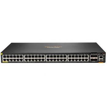 Aruba 6200F 48G Class4 PoE+ Managed L3 Gigabit Ethernet Switch with 4 SFP+ Ports and 370W Power Supply, Rack-mountable