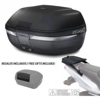 SHAD - KIT-SHAD-1363/214 : Kit fijacion y maleta baul trasero + respaldo de regalo SH42 YAMAHA XT 600 E 95