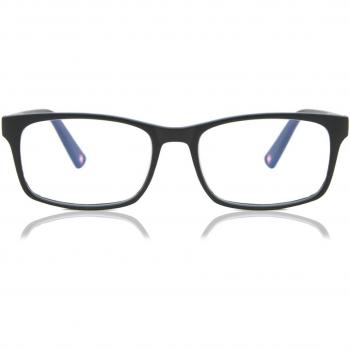 Montana Readers HBLF73 Blue-Light Block Men's Eyeglasses Black Size +0.00 - Free Lenses - HSA/FSA Insurance - Unisex