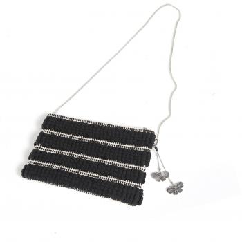 VENCA Bolso de mano mujer by VencaStyle - 016607,NEGRO/BLANCO,UNICA