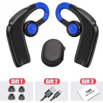 Auriculares TWS Inalámbricos Bluetooth con Micrófono y 88 Horas de Autonomía para Música y Deportes