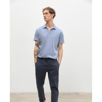 Pantalón Ethica marino Ecoalf para hombre, estilo jogger con cintura elástica