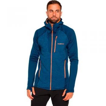 Chaqueta con Capucha Trangoworld Etive Azul Oscuro Naranja XL Hombre