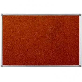 Bi-Office Earth - Tablero de Corcho, 120 x 90 cm, Tablón de Anuncios con Marco de Aluminio