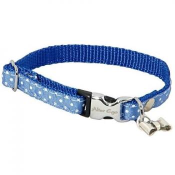 Collar para perro Alter Ego Lunares XS Azul 10-17/27cm
