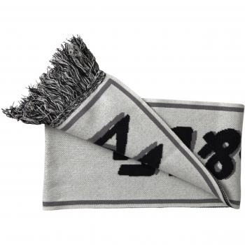Dolce & Gabbana Gray Cashmere Knitted Wrap Shawl Fringe Scarf