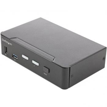 StarTech.com 2-Port HDMI KVM Switch - 4K 60Hz - Dual Port UHD - USB Hub