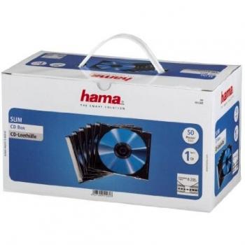 Hama - CD Jewel Slim Caja , 50 Unidades