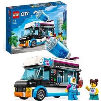 LEGO City 60384 Furgoneta-Pingüino de Granizadas