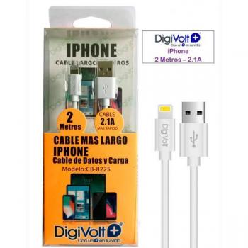 Digivolt Cable Iphone Largo 2 Metros 3.0a CB-8225
