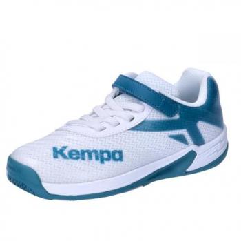 Zapatillas de Indoor Kempa Wing 2.0 Blancas Unisex para Niños