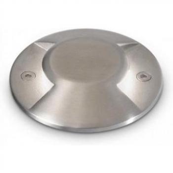 Foco empotrable exterior LED ROCKET 1 bombilla de aluminio, acero, IP65