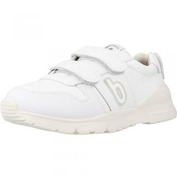 Zapatillas Deportivas Biomecanics Sauvage 231005-C Blanco - Zapatillas deportivas de niños, fabricadas en piel, con cierre autoadhesivo, diseño estilizado y funcional