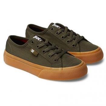 Zapatillas de Tela DC Shoes Manual para Niños Color Caqui 36