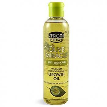 African Pride oliva milagro anti-rotura máxima Fortalecimiento Aumento Aceite 237ml / 8 fl.oz./