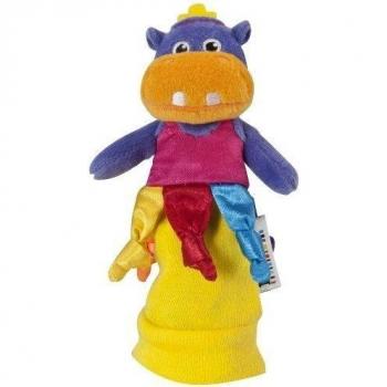 Lamaze Teething Mitt Lulu in a Tutu - Mordedor, diseño hipopótamo