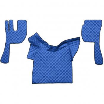 Alfombra moldeada F-CORE FL02 BLUE - Alfombrilla de alta calidad, diseño ergonómico, material antideslizante, fácil de limpiar, resistente al desgaste y a la humedad, ideal para uso en interiores y exteriores
