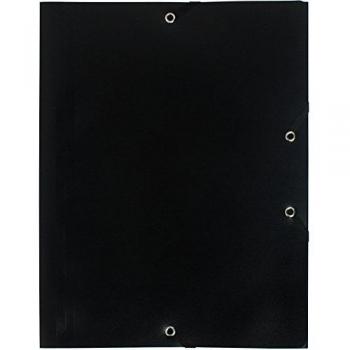 Exacompta 55901E - Carpeta con goma, color negro