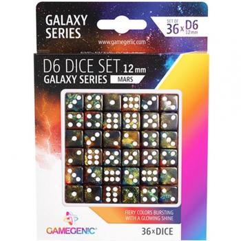 Set de Dados D6 Mars 12 mm (36 piezas)