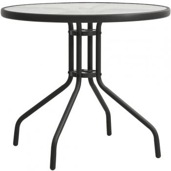 Anthracite Steel Bistro Table Ø80x71 cm