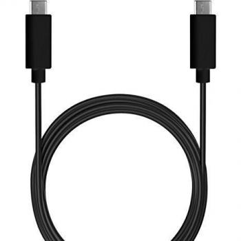 Puro PUCA010 - Cable de Carga y sincronización Tipo C 3.1 a C 3.1, Color Negro