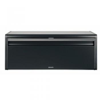 Brabantia 333484 - Caja de pan con tapa abatible, Negro
