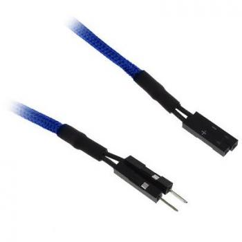 BITFENIX ​​extensión de Panel de E/S de 2 Pines 30 cm - Azul/Negro con Mangas