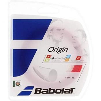 Babolat Origin - Set de cuerdas color rojo fluorescente, 1.25 mm/12 m