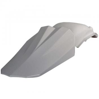 Guardabarros Trasero Polisport para Husqvarna CR/TC/TEWR 2005-2011, color blanco, material plástico resistente, diseño específico para modelos Husqvarna, fácil instalación, ligero y duradero
