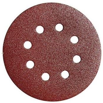 Lija recambio velcro disco Ø 125 mm. con agujeros grano 40