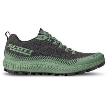 Scott Zapatillas de Trail Running SUPERTRAC ULTRA RC, Unisex Adulto, Color Negro/Frost Green, Talla 41 EU