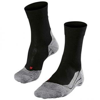 Falke RU4 Women's Ergonomic Running Socks - Black, Size 41-42