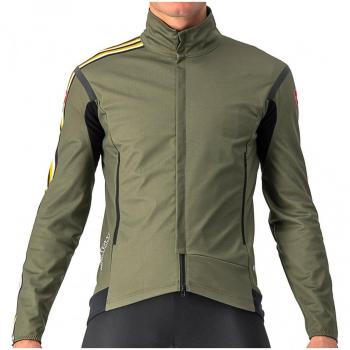 Chaqueta Castelli Unlimited Perfetto RoS 2 GORE-TEX INFINIUM™ verde oscuro dorado, tamaño L