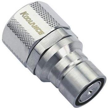 Koolance QD3 Male Quick Disconnect No-Spill Coupling, Compression for 10mm x 13mm