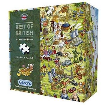 Gibsons Best of British 500 Piece Gift Box Jigsaw Puzzle