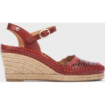 Sandalia cuña de piel Vila W9Y-1508 para mujer