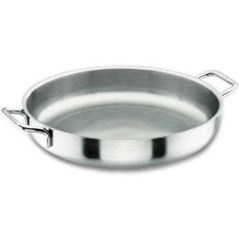 Lacor Wagner 50636W-Paellera sin Tapa, 18/10, Acero Inoxidable, 36 Cm