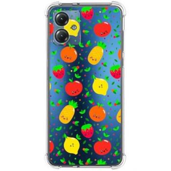 Funda Antigolpes de Silicona para Motorola Moto G54 5G Diseño Frutas 01