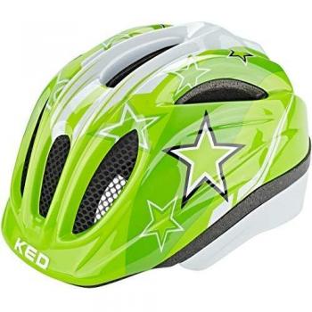 KED Helmsysteme Children's Bicycle Helmet Meggy Meggy XS Green Stars