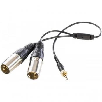 Saramonic SR-UM10-CC1 Dual XLR Audio Splitter with Locking 3.5mm TRS Connector