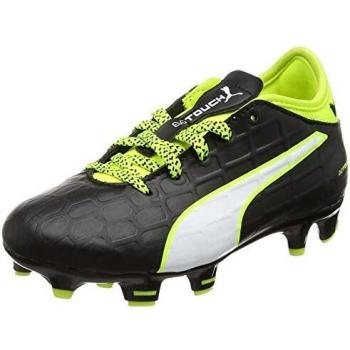 Puma Evotouch 3 Fg Jr, Unisex Kids' Football Training Shoes, Black