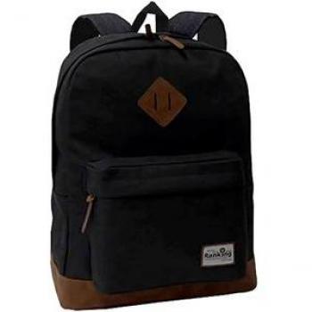 Mochila Escolar Toybags Ranking Negro con compartimento para portátil y bolsillo frontal