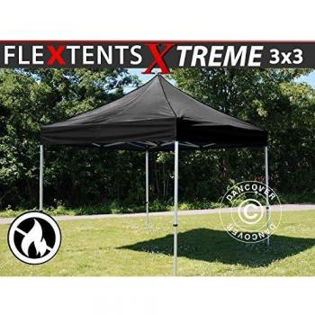 Carpa Plegable Rápida FleXtents Xtreme 50 3x3m Negra