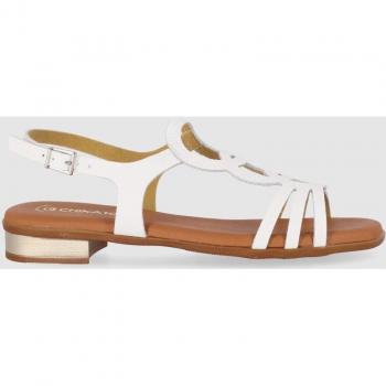 Sandalias Planas de Piel para Mujer Chika10 ST ARYA 5339 Blanco