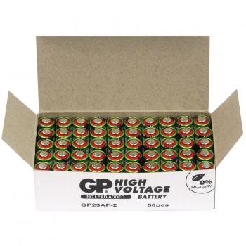 Baterías Alcalinas de 12V GP 23A de Larga Duración - Paquete de 50 Unidades