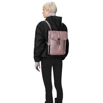 Rains Women's Micro Puffed Waterproof Backpack - Muse Grey One Size